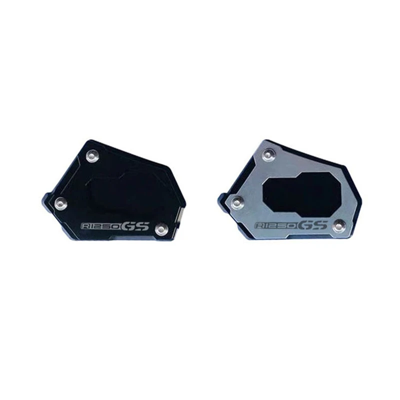 CNC 킥스탠드 사이드 스탠드 확대기 패드, R1250GS 어드벤처 R1200GS LC 기능 로고, R1200GS R1250GS 모델용