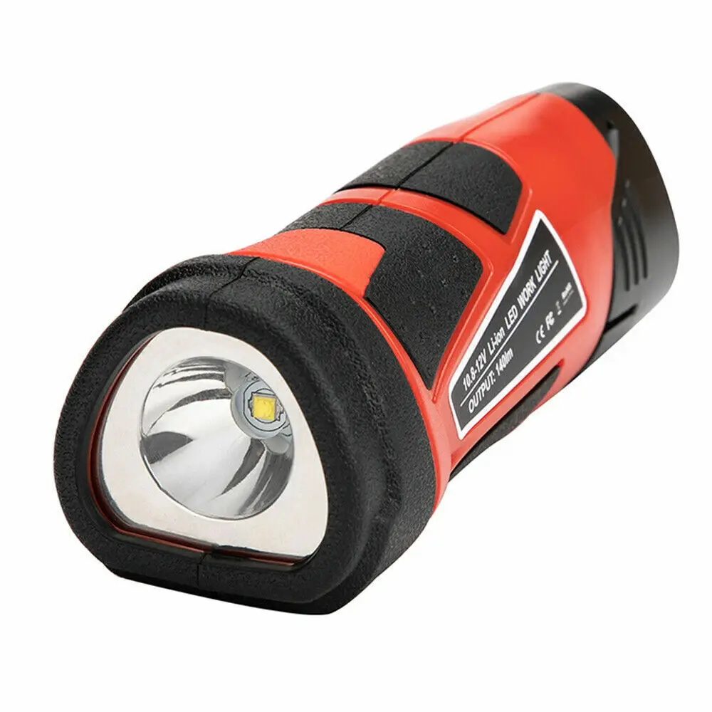 LED Work Light Flashlight For Milwaukee M12 12V Li-Ion Battery Torches Lamp Floo