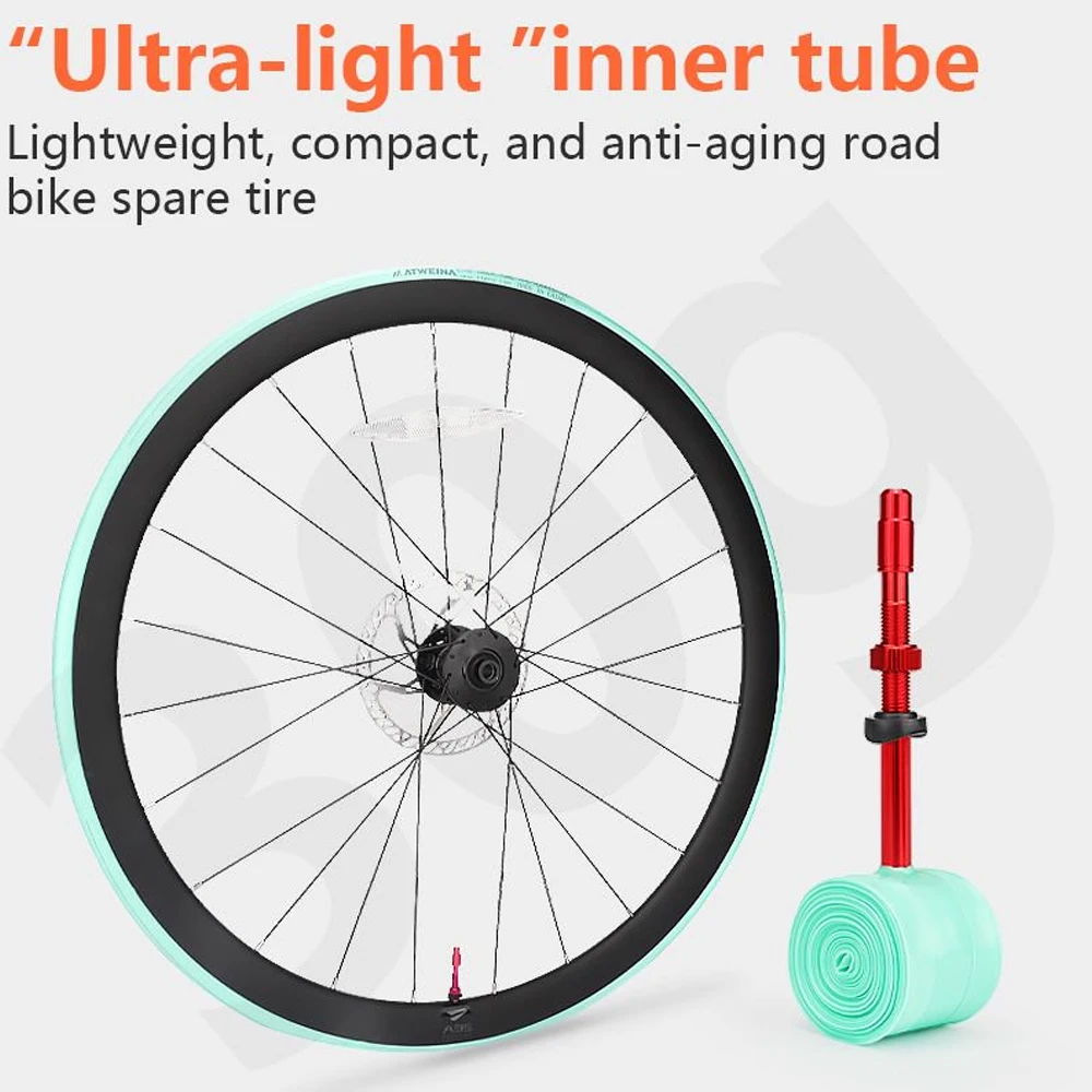 Ultra Light TPU Bicycle Inner Tube with French Valve, 45/65/85mm Length