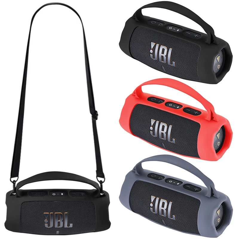 La Più Recente Custodia In Silicone Per Altoparlante Jbl Charge 5 Wi-Fi, Custodia Protettiva In Pelle Per Accessori Per Altoparlanti Bluetooth Jbl Cha