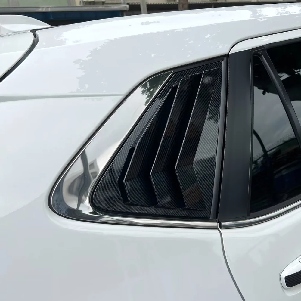 

For 2023 2024 Toyota Yaris Cross Side Quarter Window Louver Cover Trim Carbon Fiber Styling