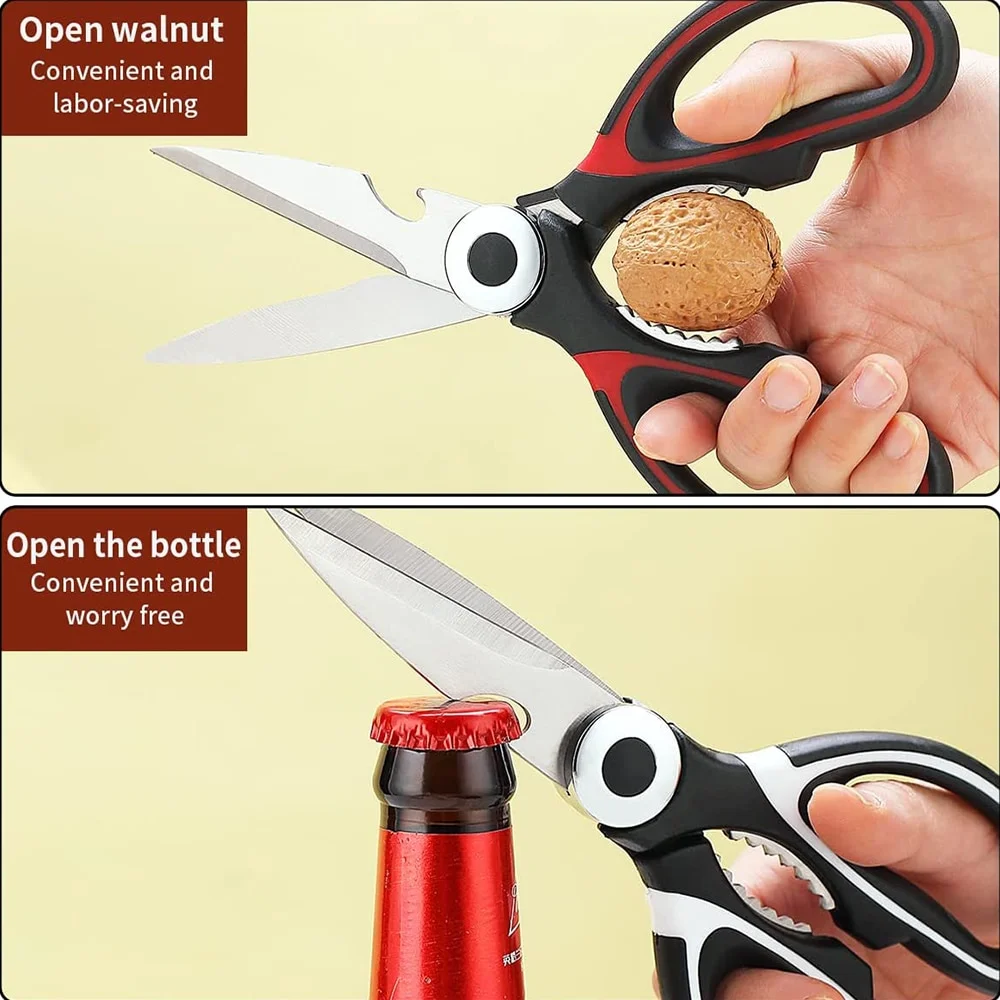 Kitchen Scissor Shears Heavy Duty Meat Shears Safe Food Cooking Poultry  Scissors All Purpose Stainless Steel Utility Scissors - AliExpress