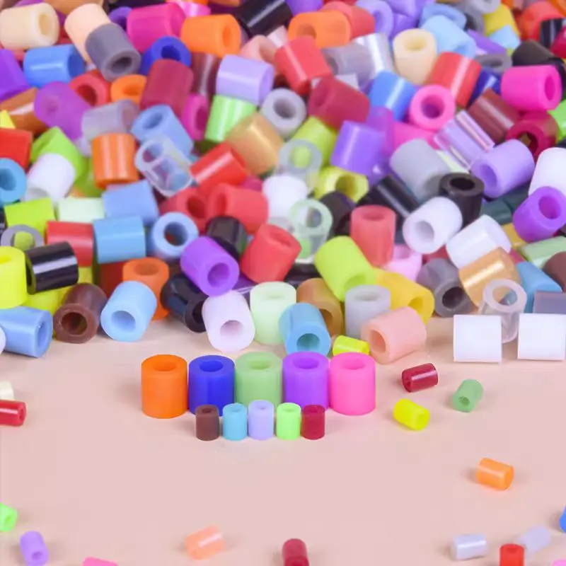 새로운 색상 5mm 1000pcs 아이언 비즈 어린이용 하마 비즈 퓨즈 비즈 Diy 퍼즐 미디 펄러 비즈 품질 선물