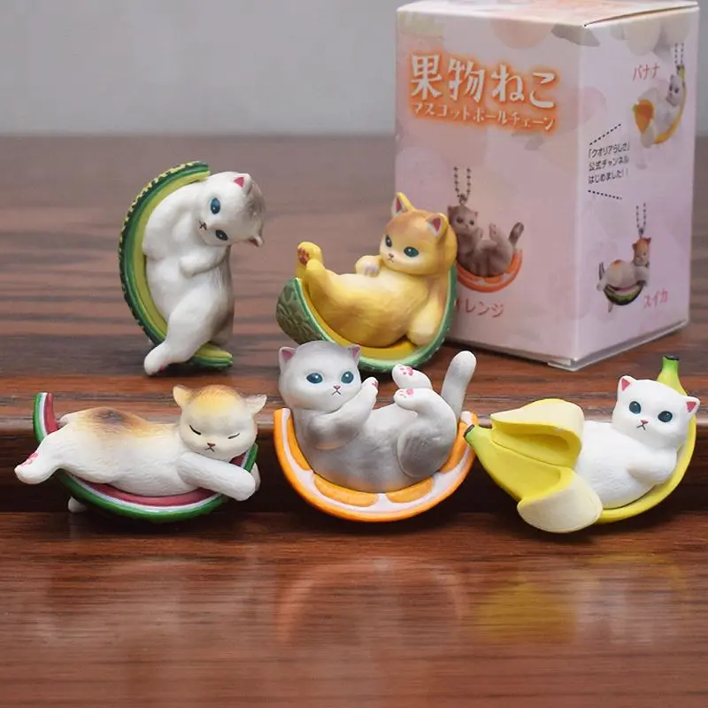 Plump Series Blind Box Cat Figures - Kawaii Desktop Decorations & Trendy Toy Gifts