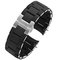 Black silver buckle