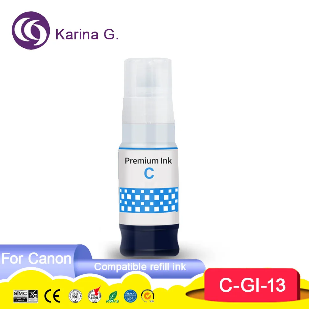 For ink Compatible Color GI 13 GI-13 Bulk Bottle Refill Ink For PIXMA G510 G61