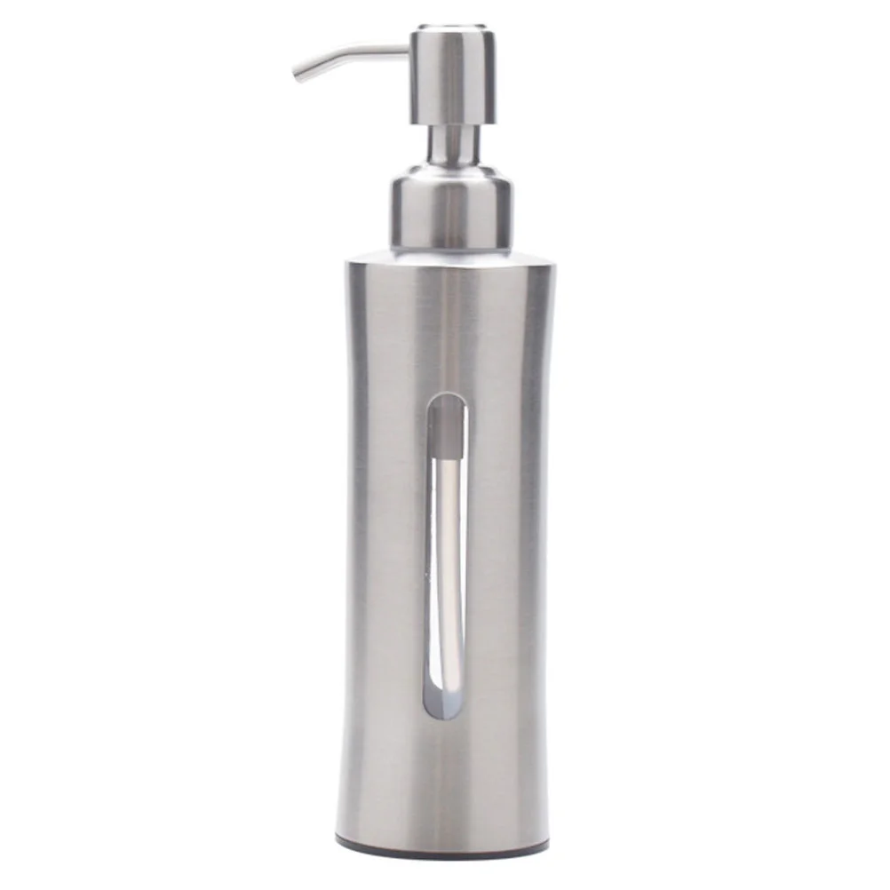 

Soap Dispenser Stainless Steel Hand Soap Dispenser Bathroom Bottle (Silver)