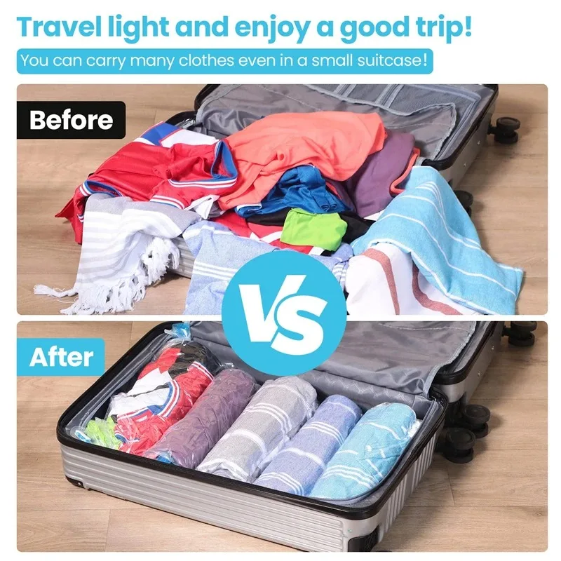 Roll-Up Travel Compression Bags 5