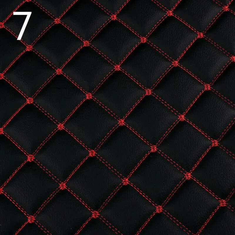 Quilted Faux Leather Fabric – Car & Home Upholstery Material 6