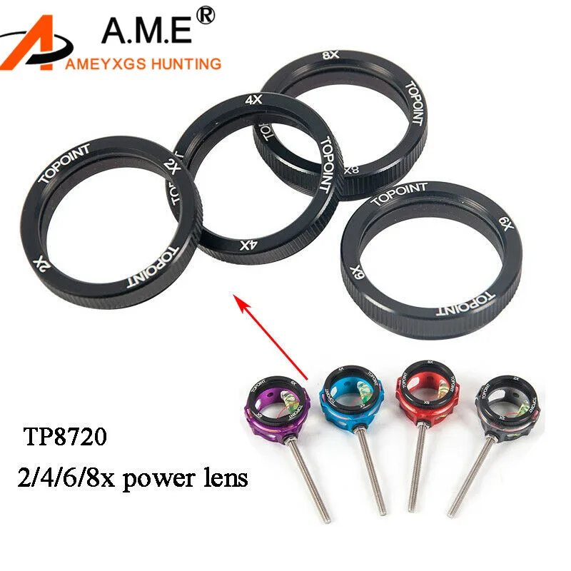 Archery 2x/4x/6x/8x Compound Bow Scope Sight Power Lens Clarifiers