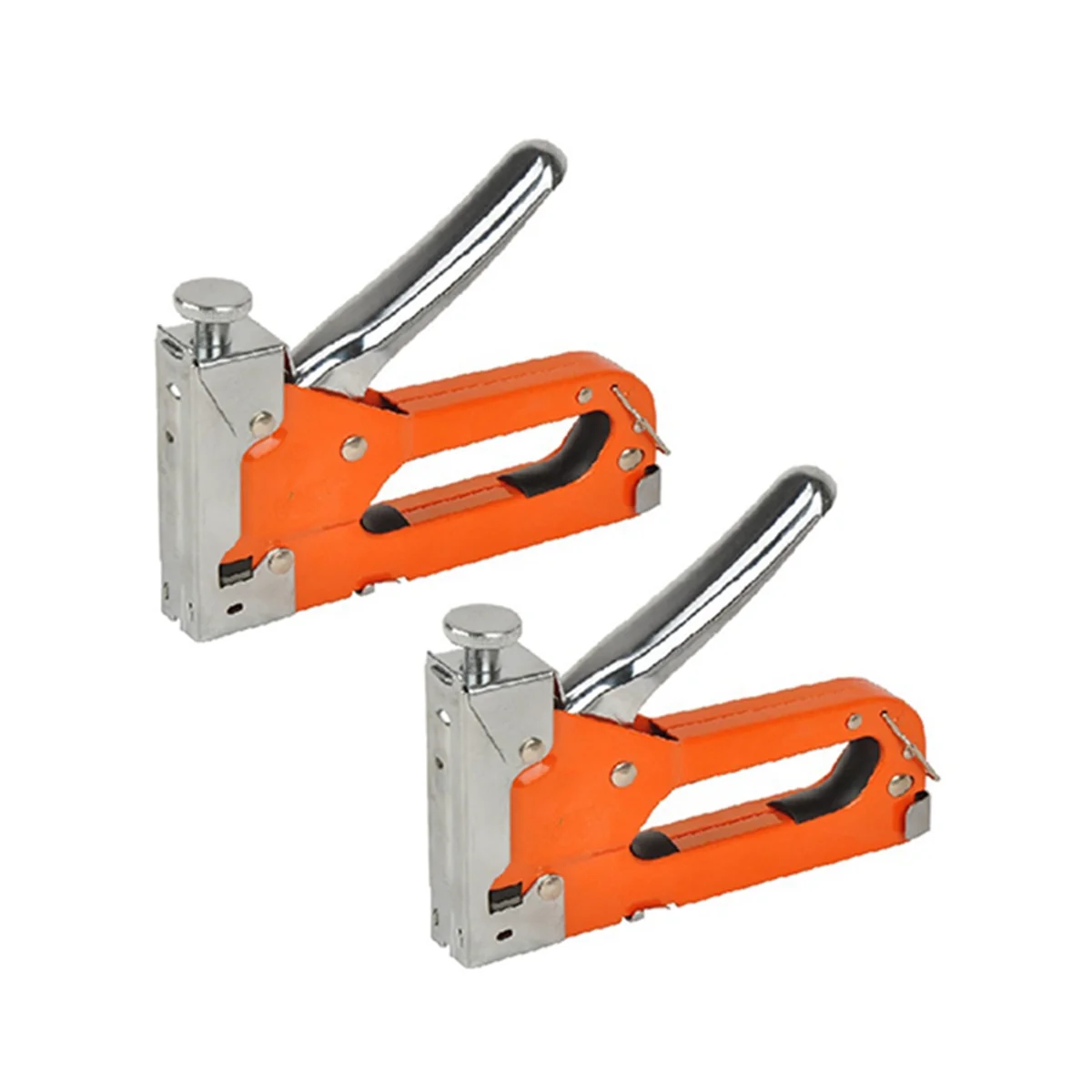 

2 Pcs Stapler Furniture Frame 1 Nailer Stapler 80 Staple Wood Tool Hand in Fix Tool Stainless Stapler Tool Orange