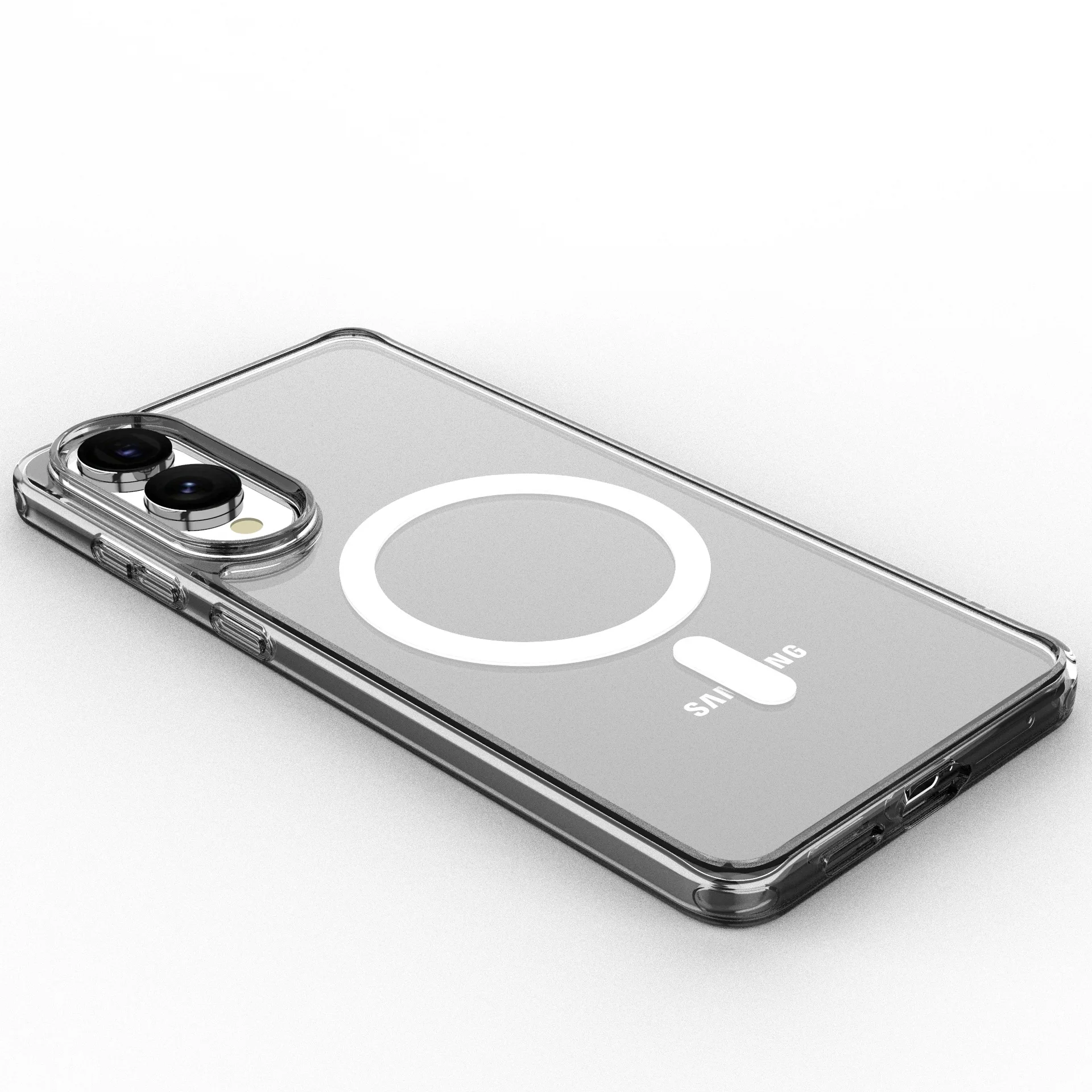 Slim Clear Acrylic Case with MagSafe Compatibility for Samsung Galaxy S Series