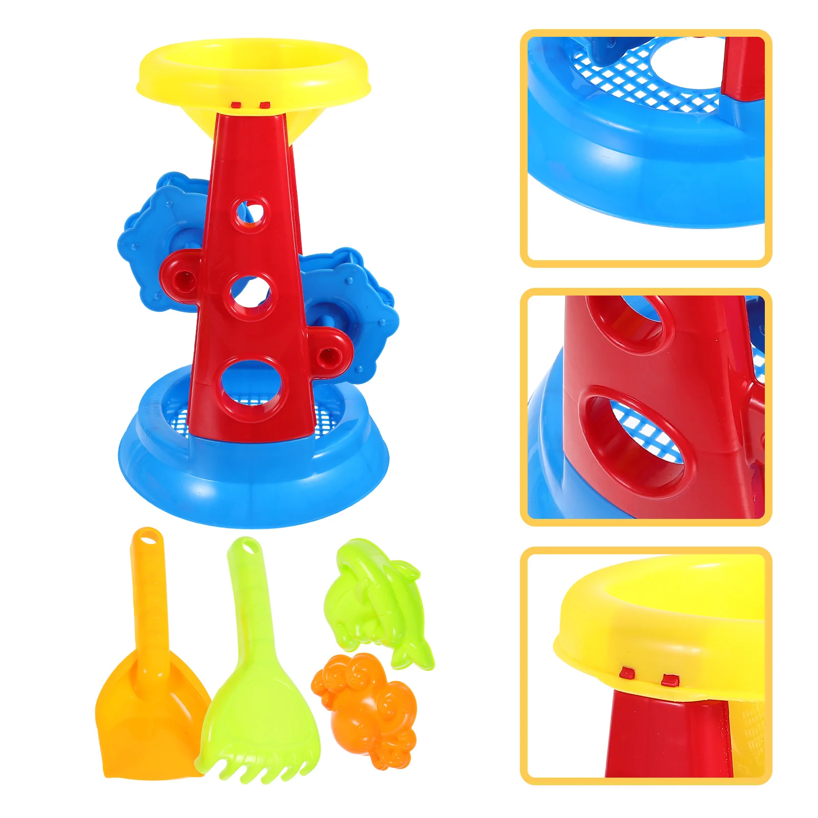 

5 PCS Kids Toys for Sand Clock Modeling Sandbox Bucket Baby Toddler Playing