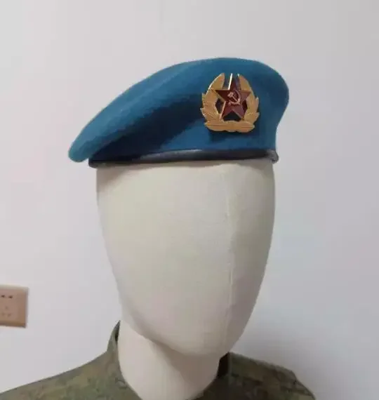 デッドストック　ソ連軍　空挺部隊　ベレー帽 東京)ソ連軍 空挺部隊 ベレー帽 ロス オリジナル VDV 空挺ベレー帽
