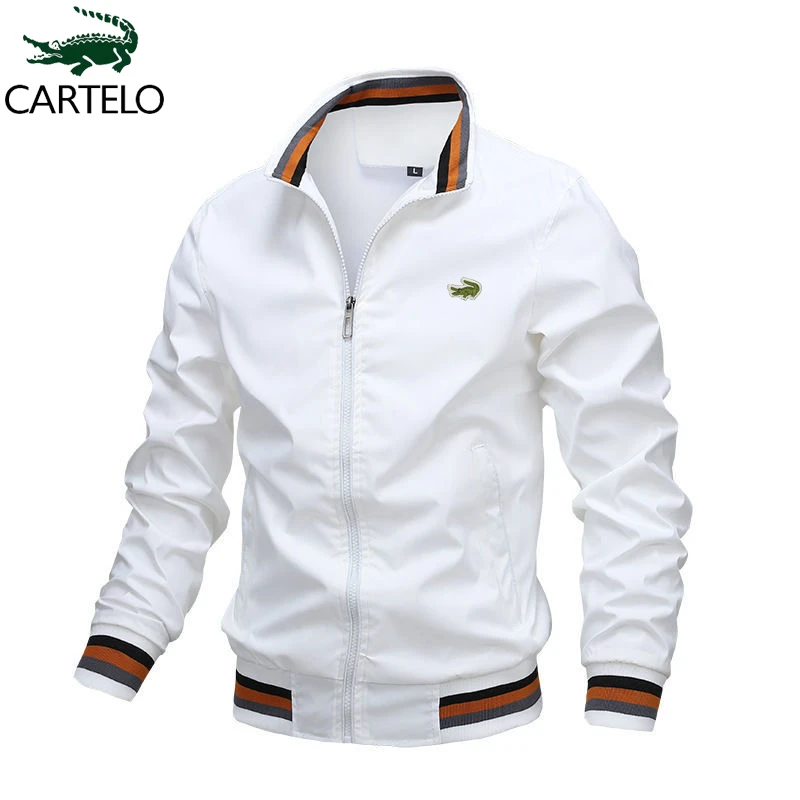 CARTELO Brand Men's Clothing Sports Casual Jacket Turn Down Collar ...