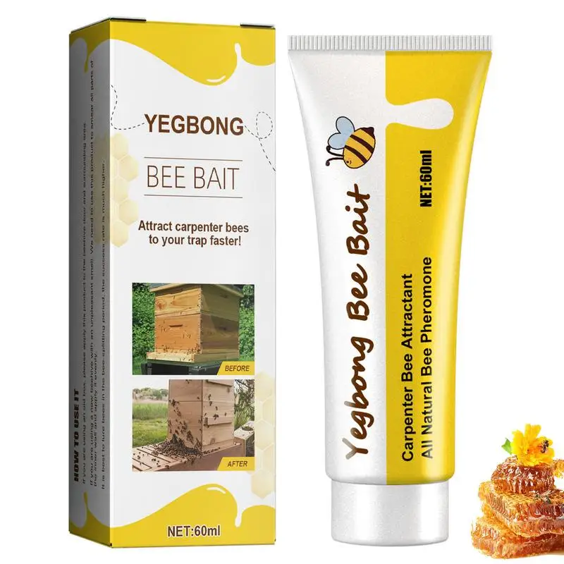 Bee Attractant Bee Induction Spray Beekeeping Equipment Easy To Attract Attractant Bait Trap Honey Hive Bait Tool 60ml