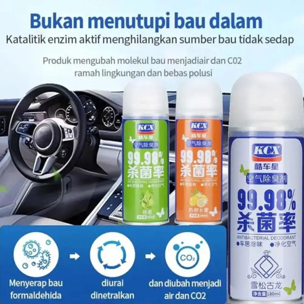 

180ml Car Air Perfume Spray Interior Air Freshener Car Interior Air Freshener Car Air Deodorizer Odor Removal