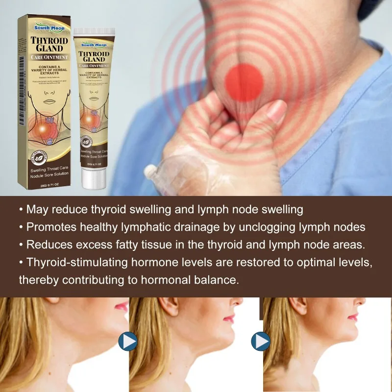 Lymphatic detox cream relieve lymph nodes swollenness pain treatment behind ears neck armpit discomfort pain ointment gel
