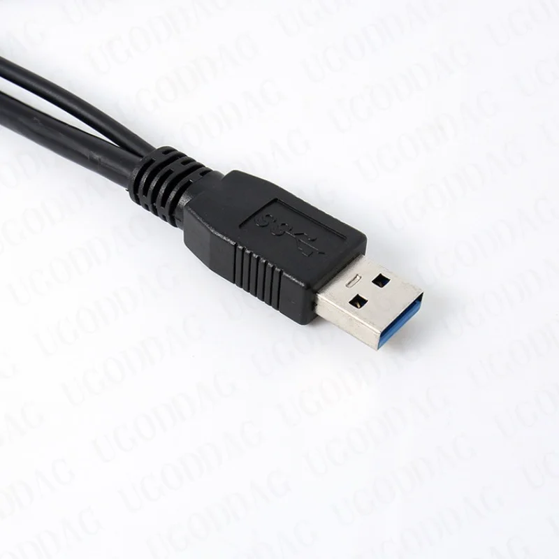 Cavo USB 3.0 maschio a Micro USB 3 Y con alimentazione USB Extra USB3.0 maschio a Micro USB3.0 B cavo adattatore maschio per disco rigido HDD