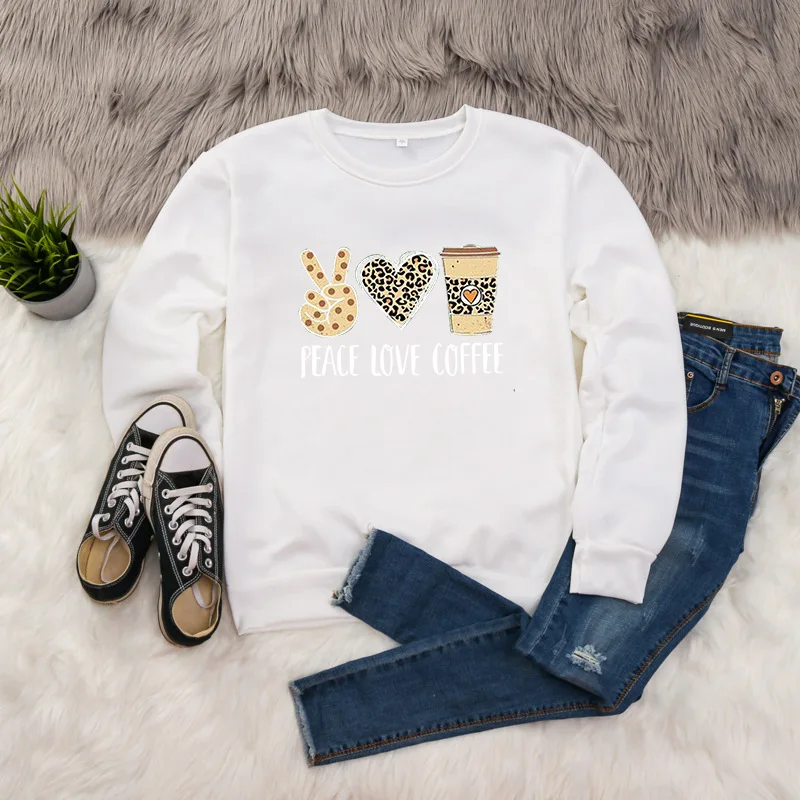Women's Animal Letter-printed Hoodie Autumn-winter Korean Fashion Vintage Long-sleeved Oversized Pullover Casual Sweatshirt