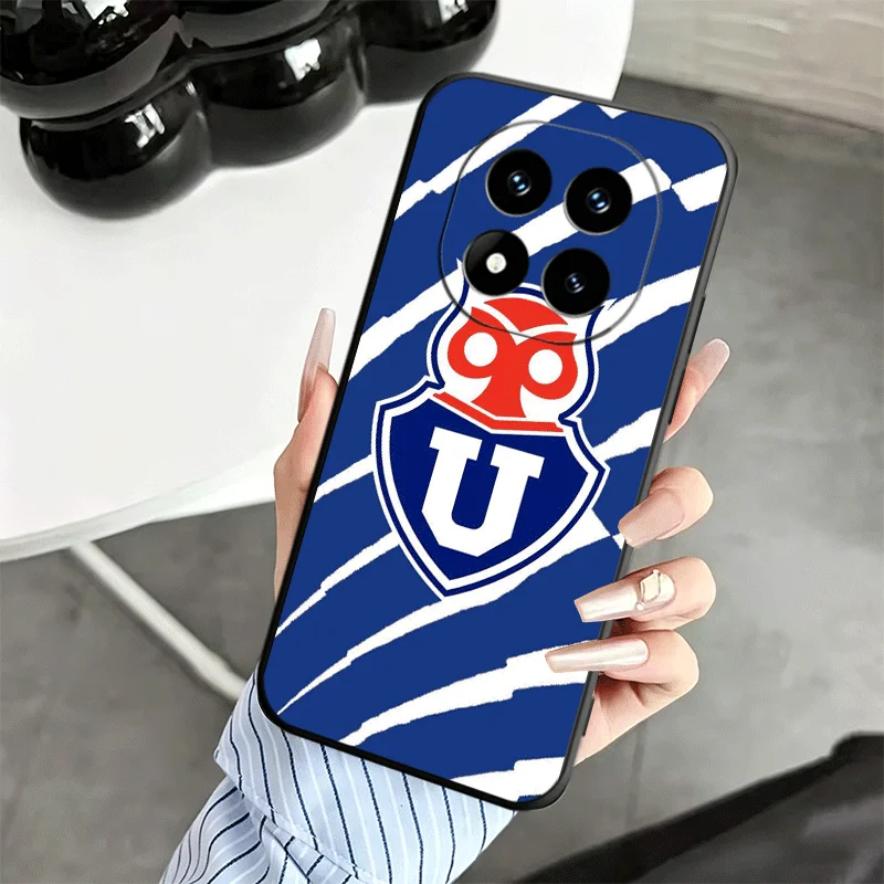 Chile University Logo Soft Phone Case - Black Protective Cover