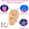 Crystal Lymphatic Drainage Earrings Colorful Crystal Round Hoop Earrings Fashion Magnetotherapy Weight Loss Slimming Jewelry 3