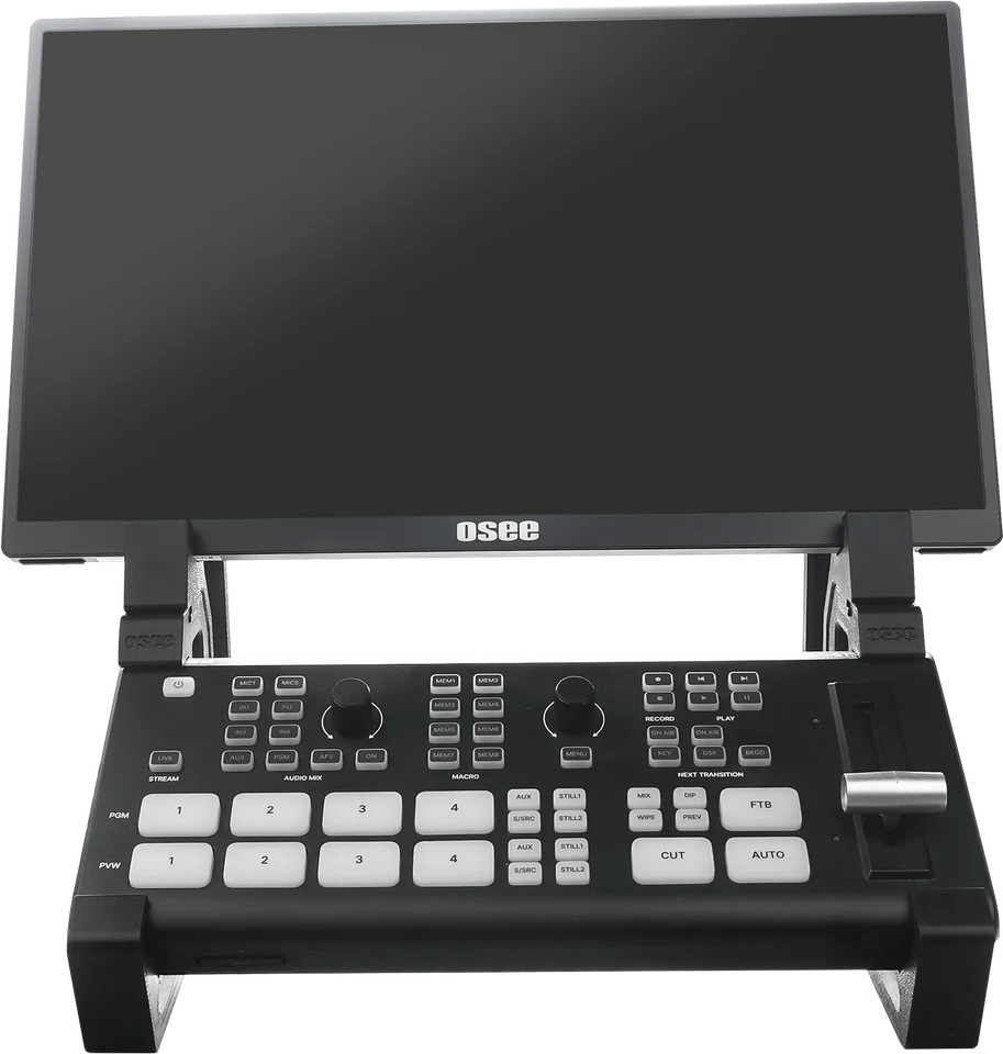 Combo Stand For Osee GoStream Deck & Monitor - Adjustable Up To 33mm