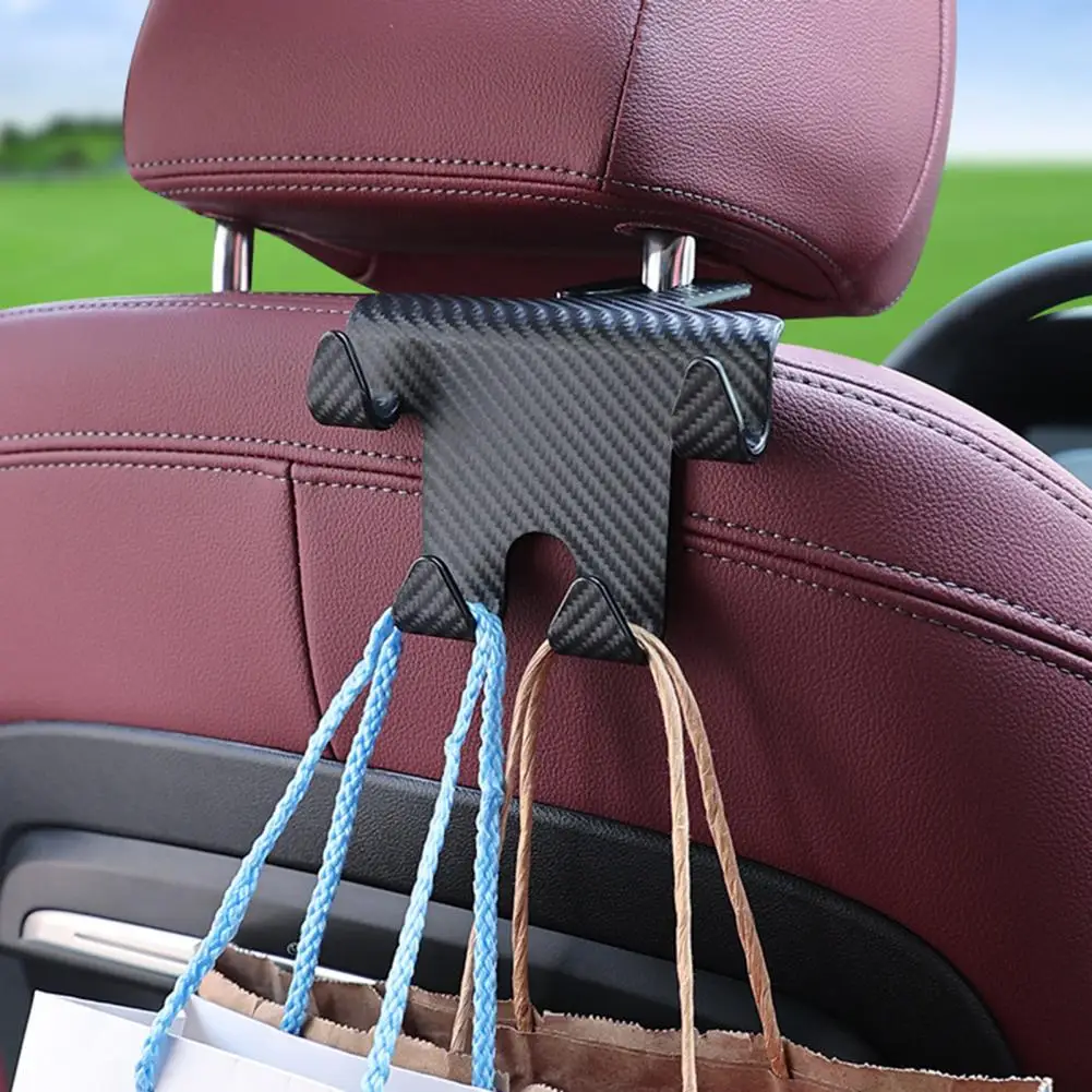 1pc Car Seat Headrest Hook Mobile Phone Holder Rear Seat Backrest Universal Holder  Handbag Purse Coat Car Interior Accessories - AliExpress