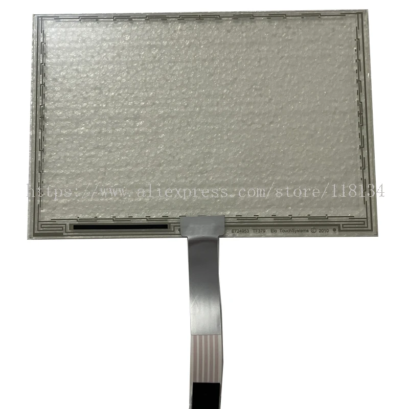 Vidro do Painel da Tela Táctil E724953 Tf379 Elo Fios 170 mm 116 mm 7in Novo