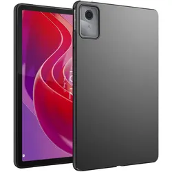 Tablet Protective Case - Soft TPU Silicone Shockproof Slim Cover in Black for Tab M11 2024 11.0 (Soft Black Cover)