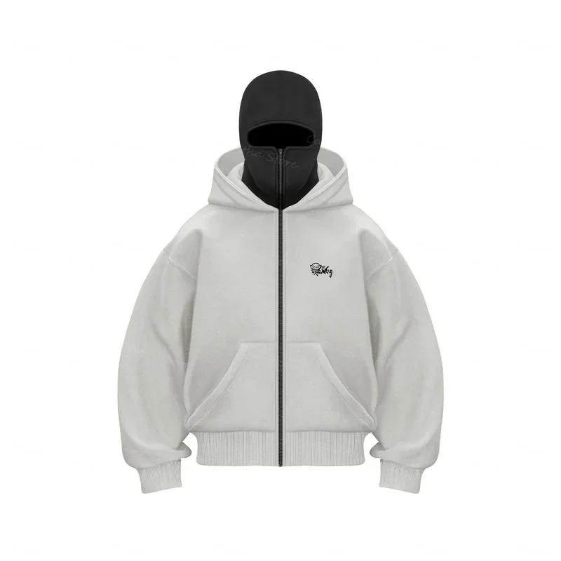 【ホワイト（10）】FLEECE BALACLAVA HOODIE Nike ACG Ninja Fleece Balaclava Hoodie White Vintage USA Sherpa