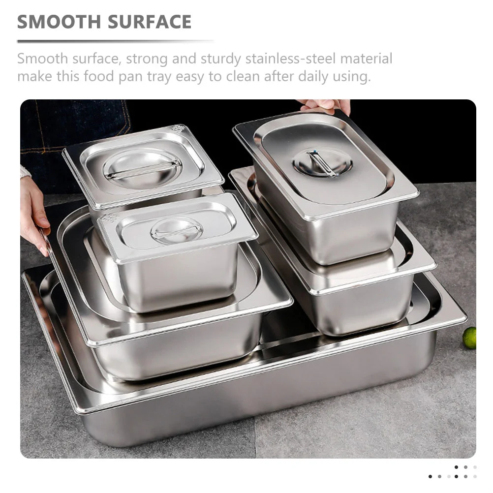 

Food Container Buffet Stainless Steel Food Container Restaurant Pan Buffet Tray Buffet Food Tray Buffet Food Container