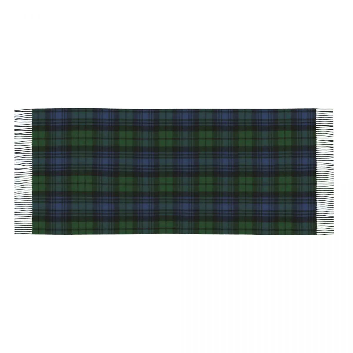 Personalized Print Black Watch Ancient Original Scottish Tartan Scarf Women Men Winter Fall Warm Scarves Shawls Wraps 5