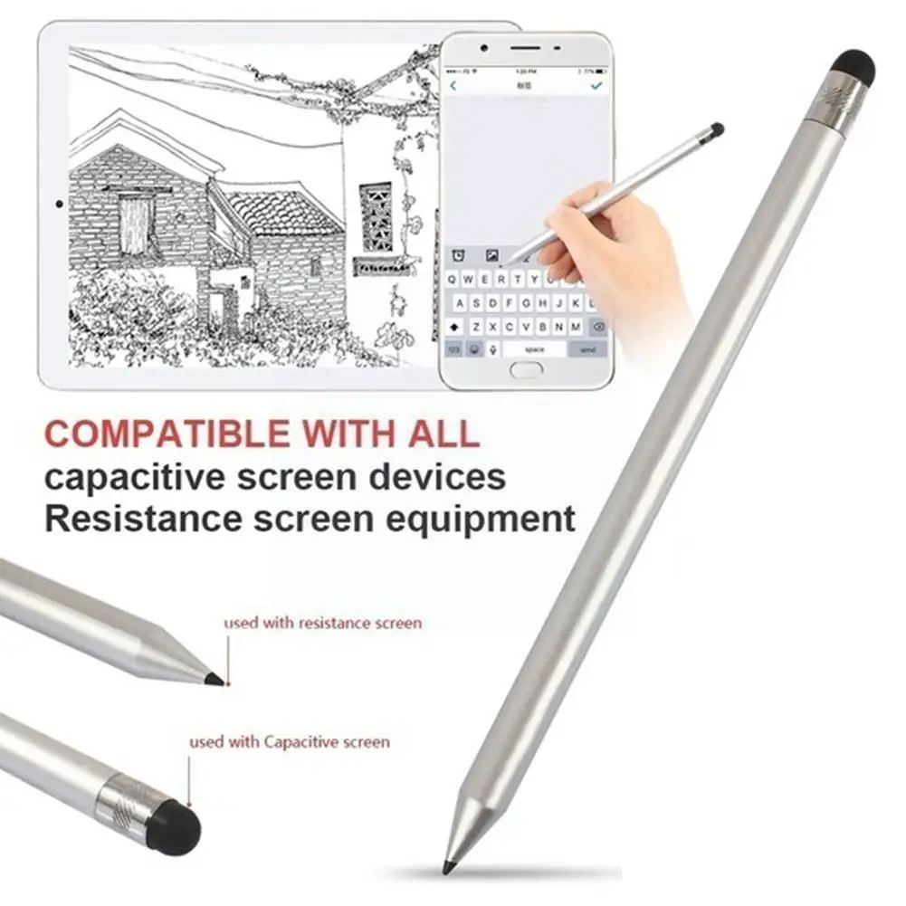 Universal Simple Dual Use Screen Pen Smartphone Ios Pen For Stylus Lenovo Android Tablet Samsung Capacitance Pen