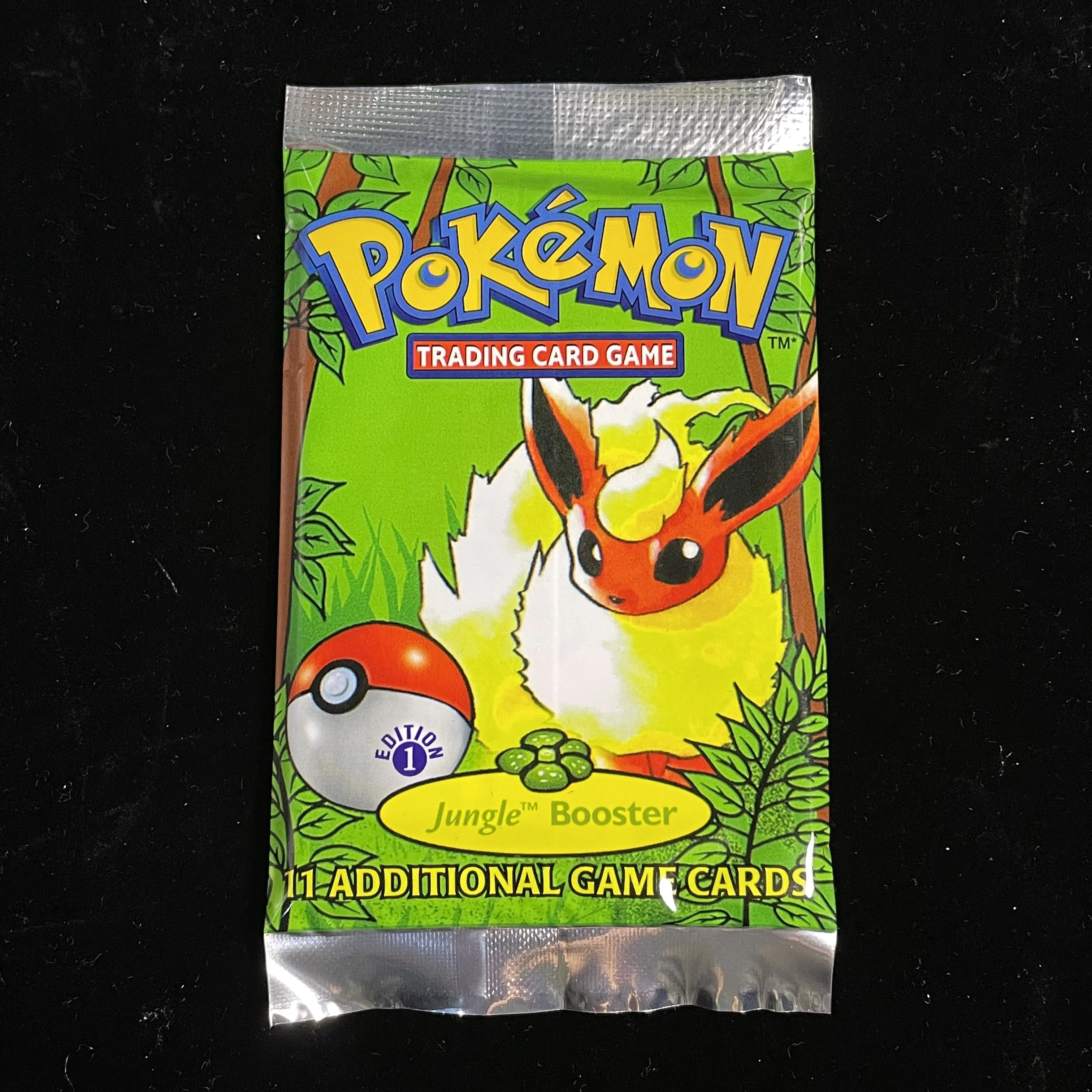 pokemon first edition jungle booster pack Pokmon card pack. Be careful. #pokemoncards Two available for limited time! 1 Pokemon Jungle Booster Pack