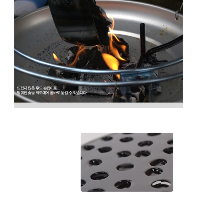 1 Db Barbecue Faszén Szerszám Égő Kültéri Kempingfelszerelés Nyári Kemping Barbecu Grillezés - Image 2