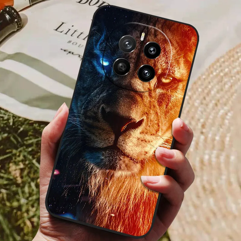 Luxury Painted Silicone Phone Case - Protective Back Cover