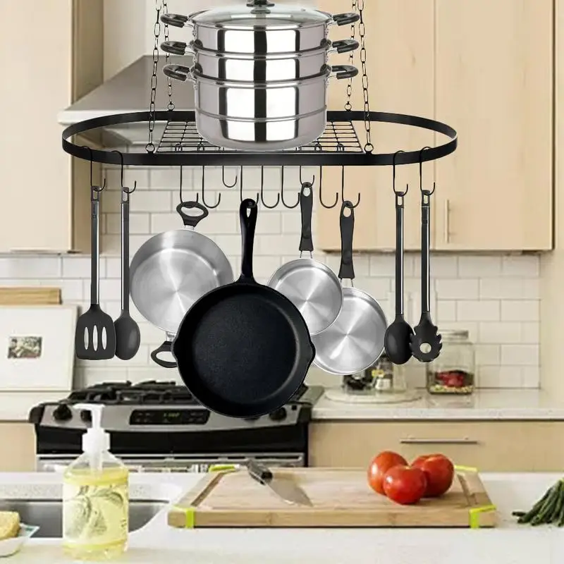 Auledio Pan Storage Multipurpose Pots Holder Kitchen Storage Shelf