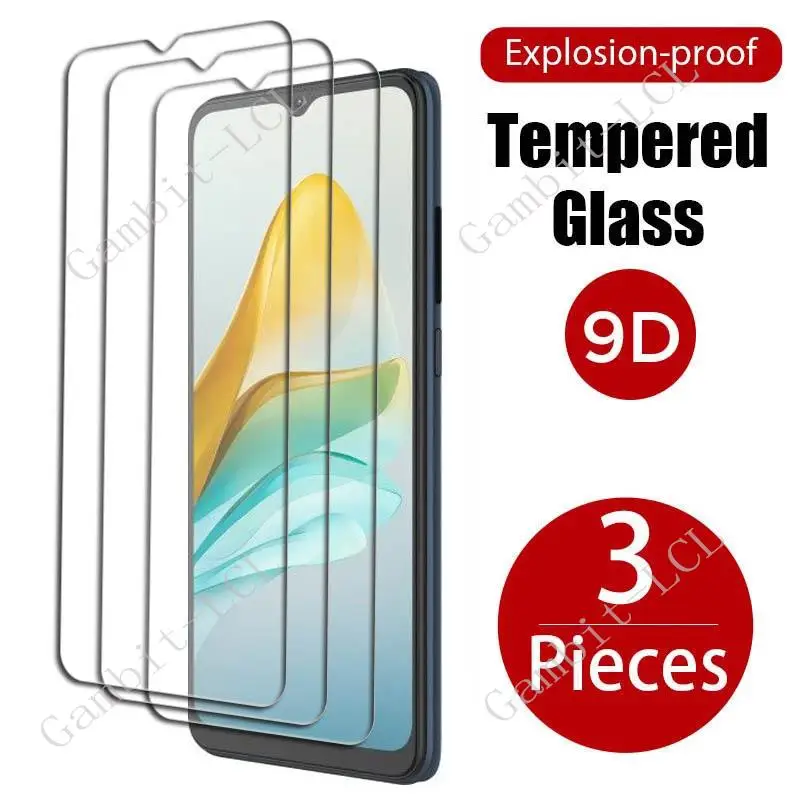

3PCS Tempered Glass For ZTE Blade A53 Pro PLUS BladeA53Pro BladeA53 A53Pro BladeA53pLUS A 53 6.52" Screen Protector Cover Film
