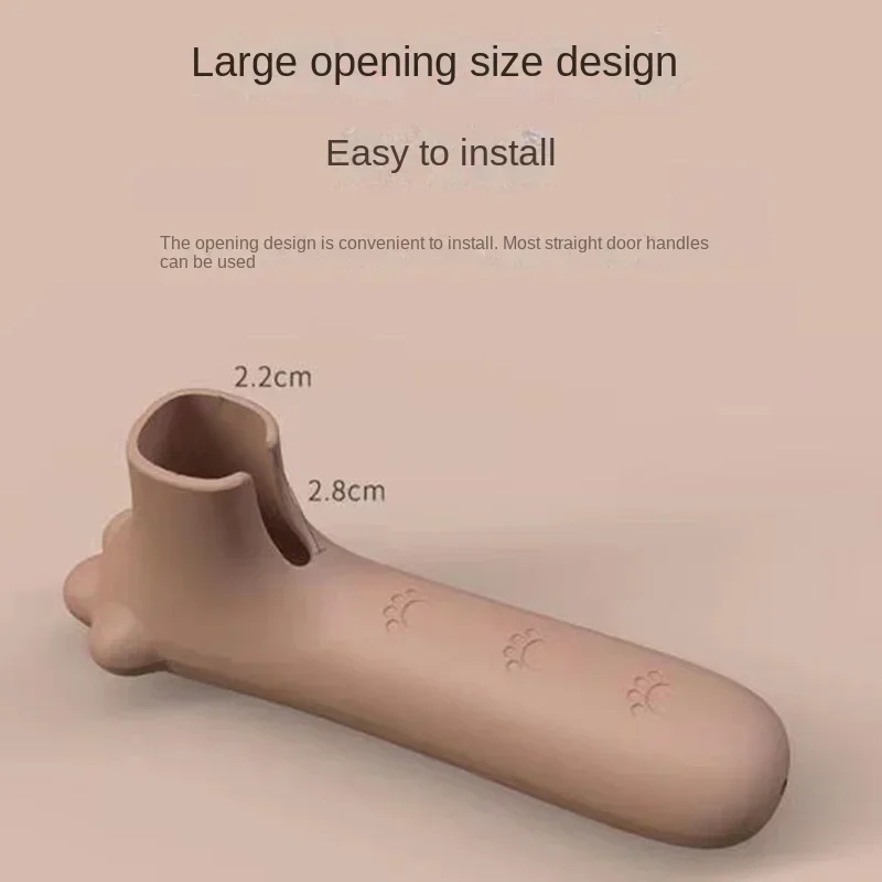 Children's Siliconedoor Handle Protective Cover Anti-collision Anti-staticdevice Room Door er Pad Entrance Door Handle Cover