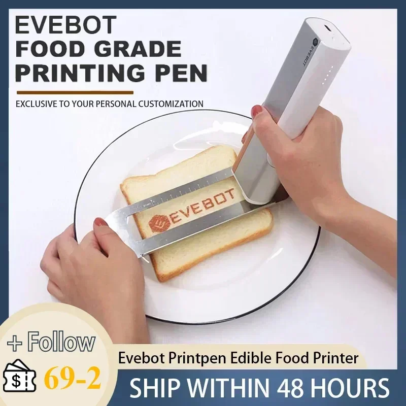 Evebot Printpen Handheld Portable Mini Coffee PrintPen Latte Art