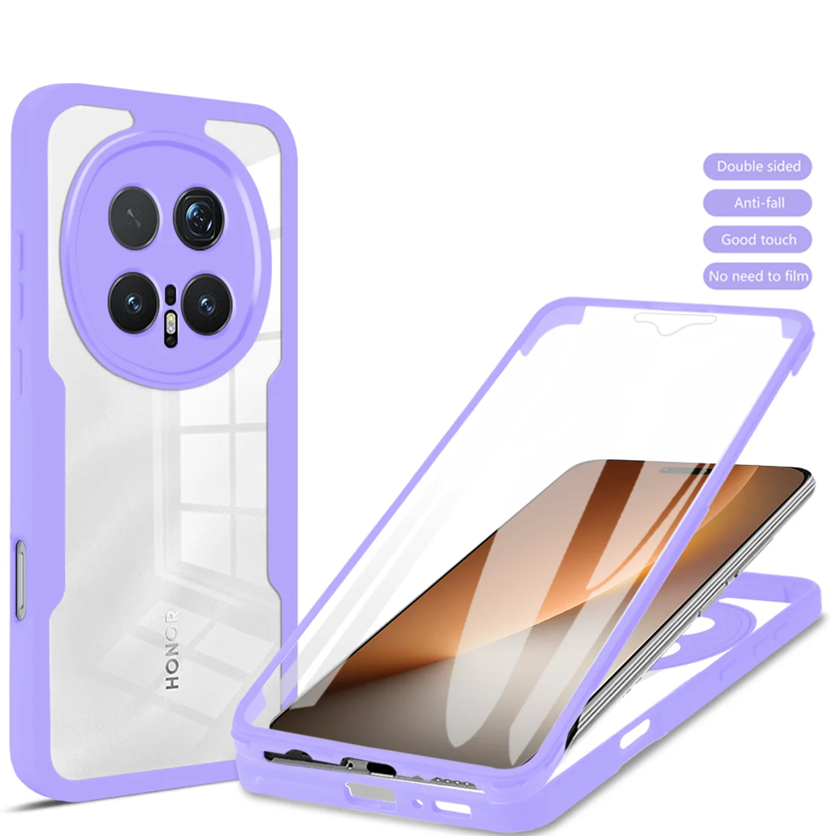 Ultimate 360° Protective Case – Full Body Coverage with Double-Sided Design