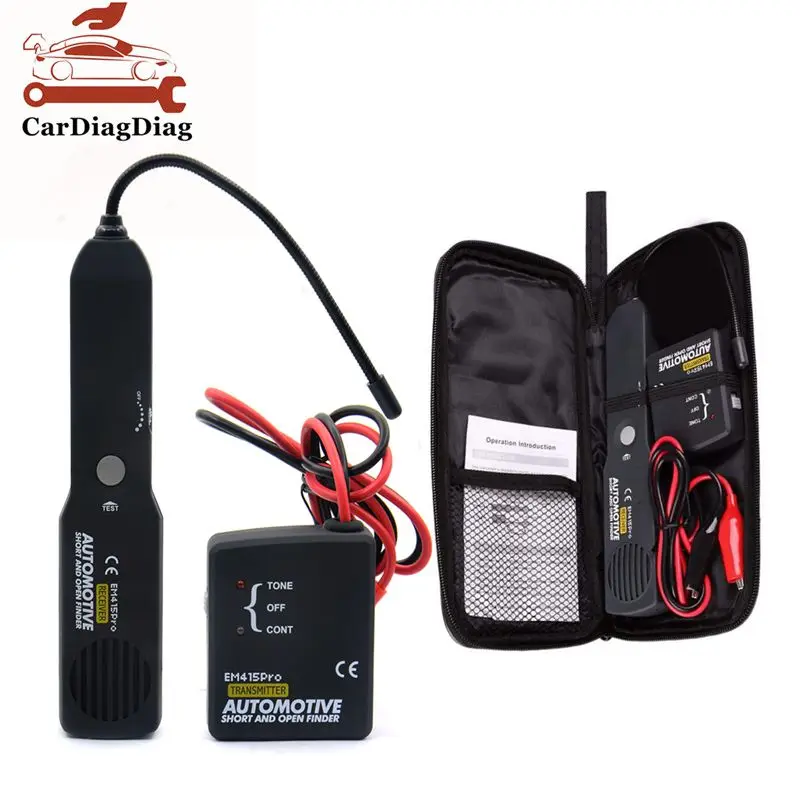 

A+ EM415PRO Automotive Short Cable Tracker & Open Wire Finder Universal EM415 PRO 6-42V DC Find Car Short Circuit Wire