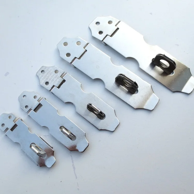 Stainless steel lock padlock buckle cabinet box buckle hanging door nose 2" 3" 4" 5" lock padlock