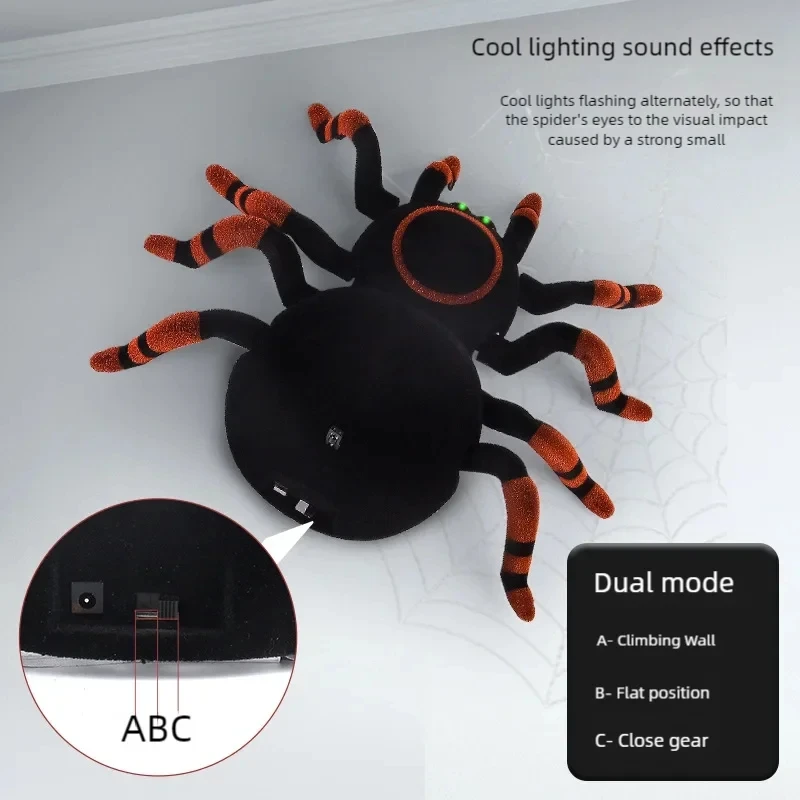 Crawling Spider 2.4G RC Toys Electric Light with Sound Effects Simulation Land Climbing Wall Dual Mode Remote Control Toys - AliExpress 26 Crawling Spider 2.4G RC Toys Electric Light with Sound Effects Simulation Land Climbing Wall Dual Mode Remote Control Toys - AliExpress 26