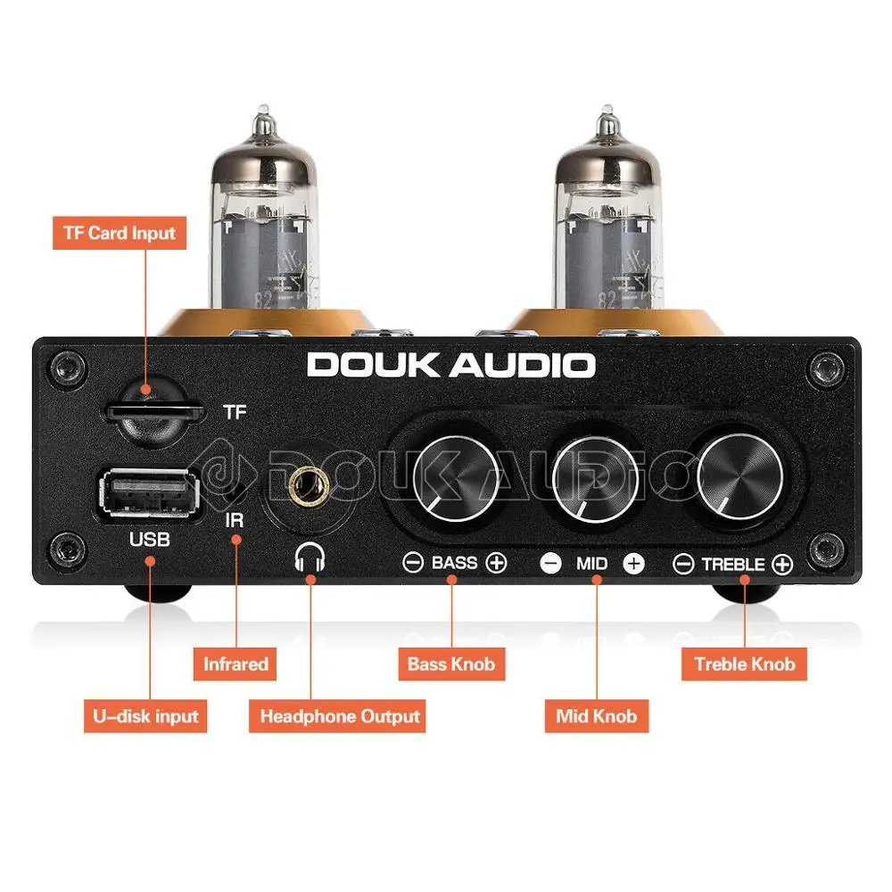 Douk Audio HiFi  ,  5.0 ű, ׷  , USB  ÷̾, P2