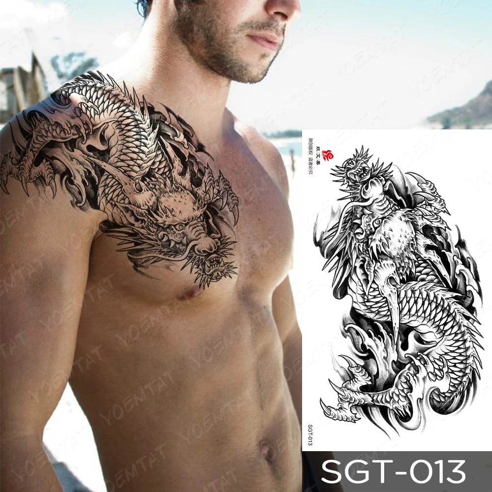 Detailed Black Deer Chest Tattoo: Intricate Design in Black Ink | AI Art  Generator | Easy-Peasy.AI