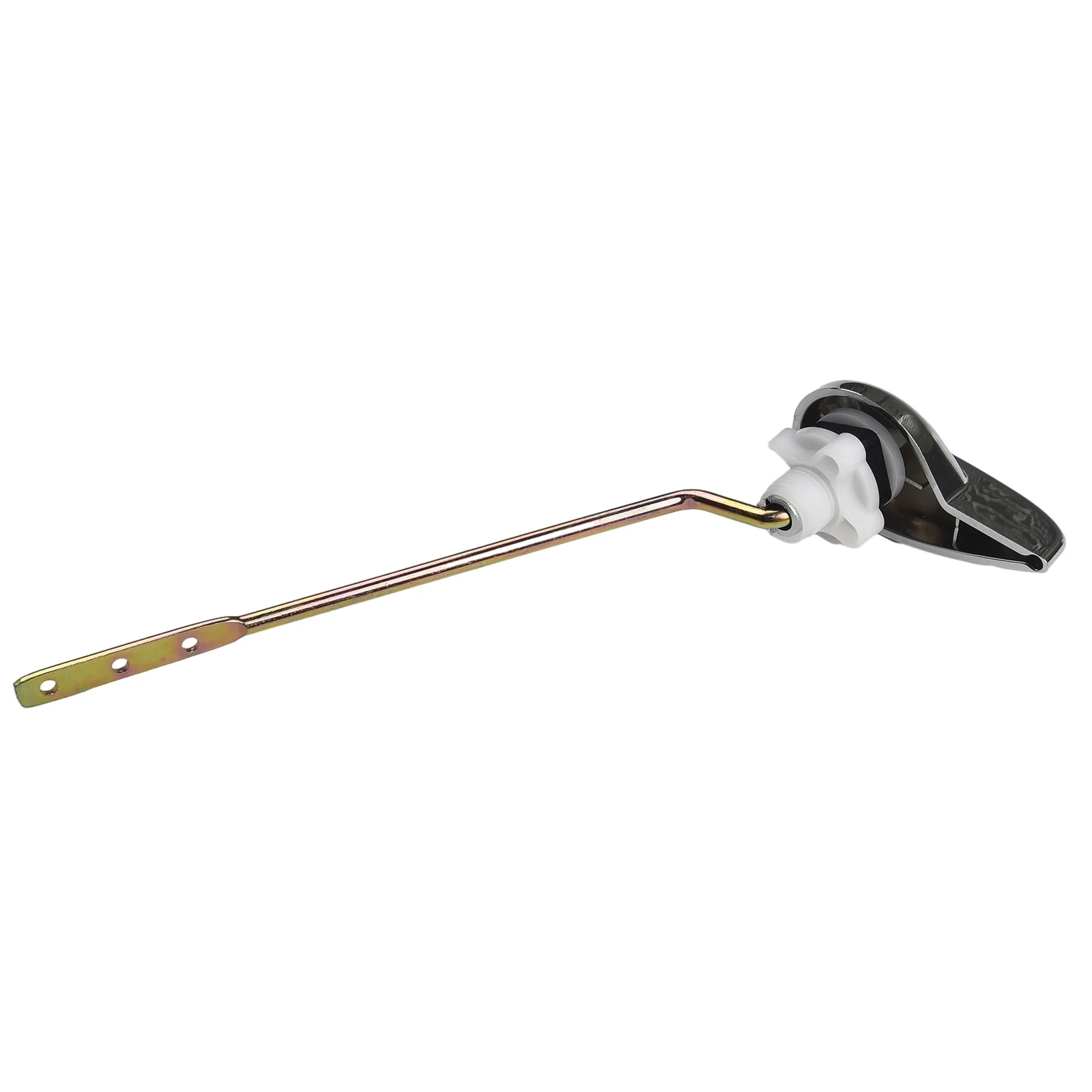 Description Picture 6 of item1pc Toilet Lever Handle Toilet Tank Flush Lever Household Carbon Steel Handle Fittings Assembly Replacement Tools