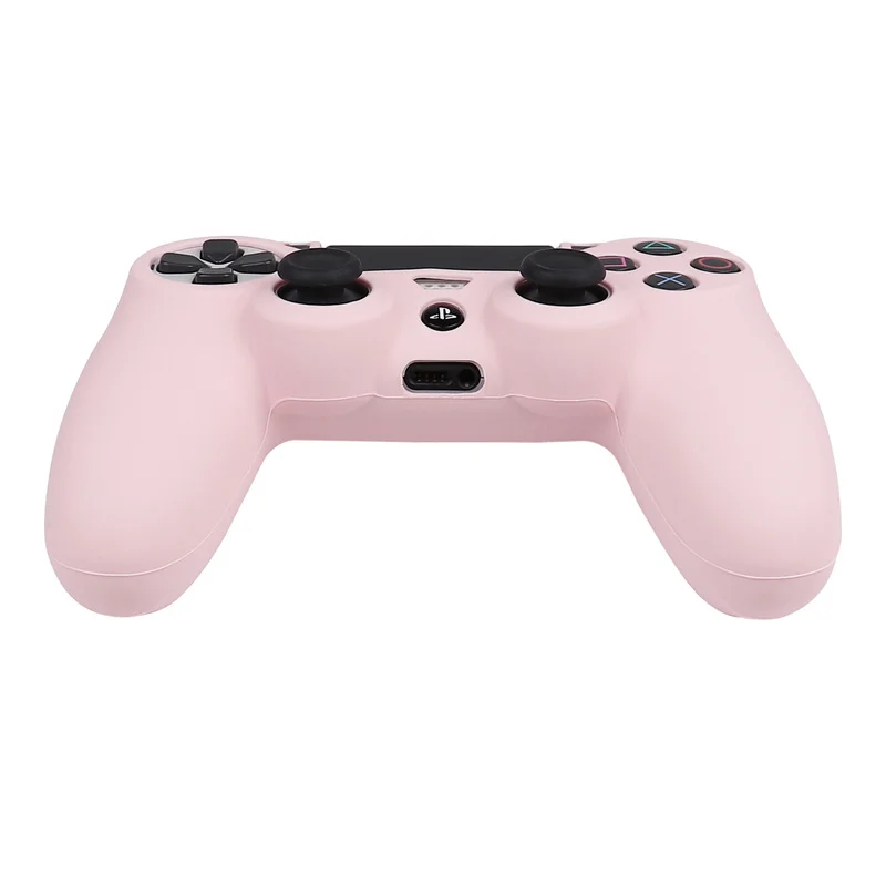 Soft Silicone Protective Control Cover For Playstation 4 Controller Skin PS4 Gamepad Case With Joystick Grip Caps