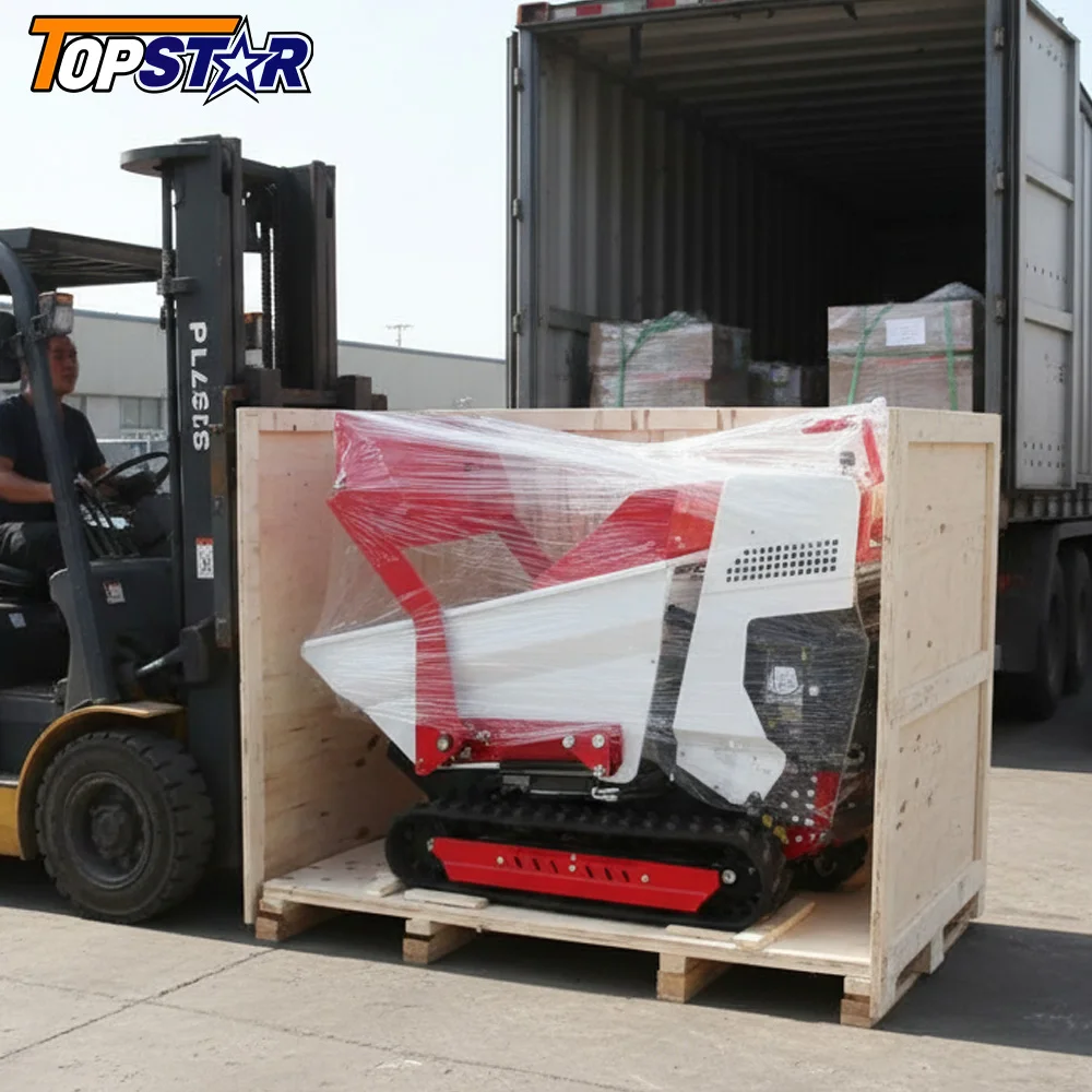 Maßgeschneiderter Raupenkipper, Mini-Kipper, 500 kg, hohe Qualität, EURO 5, EPA, schnelle Lieferung, Fabrik-Großhandelspreis